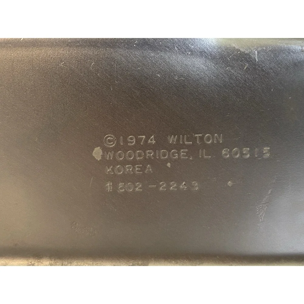 Vintage Wilton 1974‎ Large Double Sided 2 Piece 3D Rabbit Easter Bunny Cake Pan